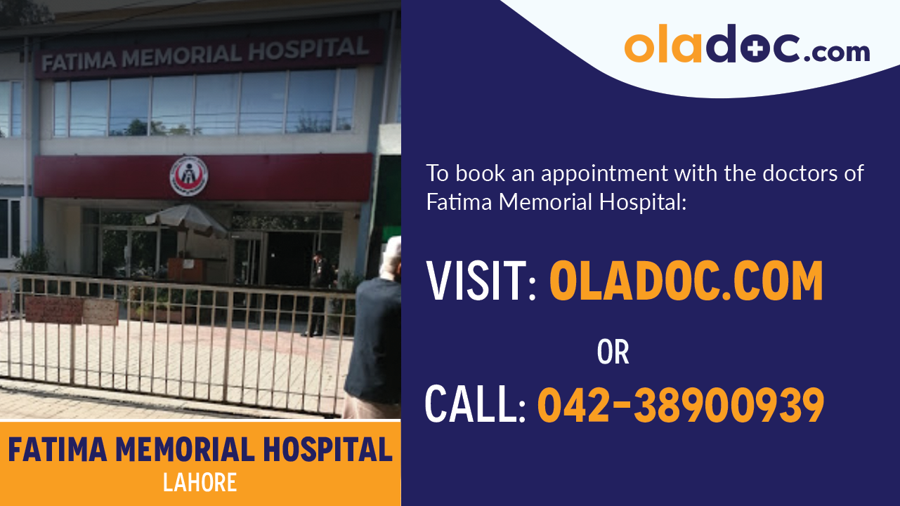Book Appointment With Doctors at Fatima Memorial Hospital Lahore